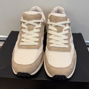 Fashion Nova Men's Sneakers in Cream and Tan